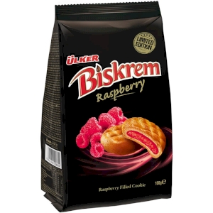 Ulker Biskrem Raspberry Biscuits Bag 160 g