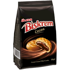 Ulker Biskrem Cocoa Biscuits Bag 170g