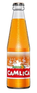 Camlica Glass Bottle Orange Fizzy Drink 200 ml