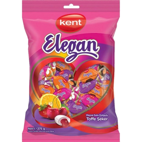 Kent Elegan Fruit Mix Juicy Toffee Candy 375 gr