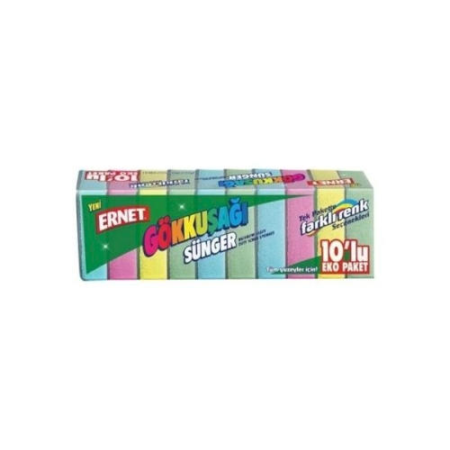 Ernet Tillo Rainbow Sponge 10 pcs