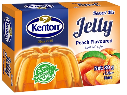 Kenton Vegetal Jelly Peach Powder 80 gr