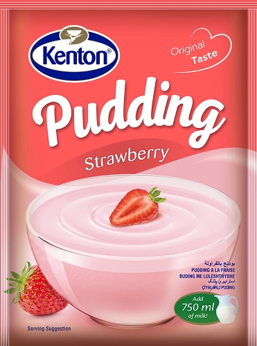 Kenton  Pudding Strawberry  125 gr