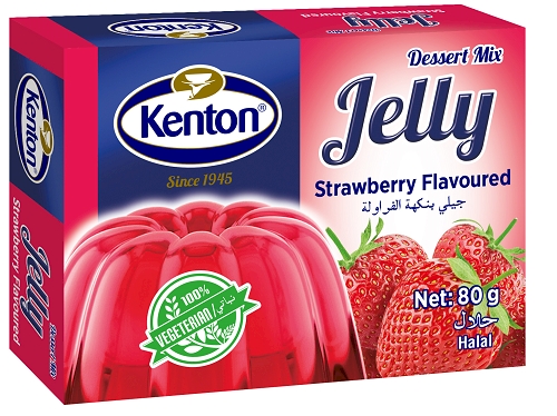 Kenton Vegetal Jelly Strawberry Powder 80 gr