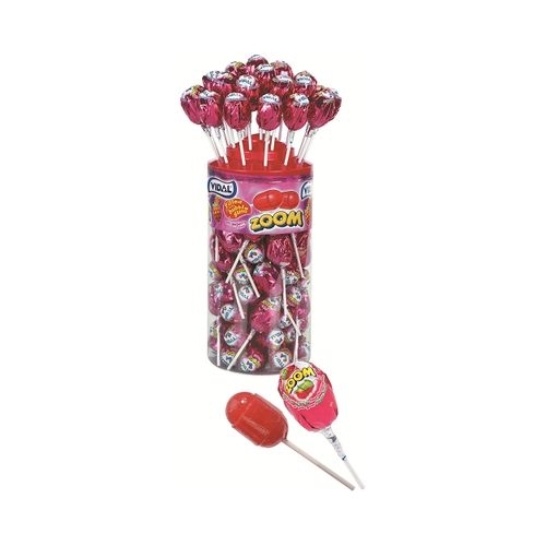 Vidal Mega Strawberry Zoom (per lollipop)