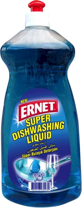 Ernet Super Dishwashing Liquid Fresh Blue 750 ml