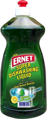 Ernet Super Dishwashing Liquid Fresh Lemon Green 750 ml