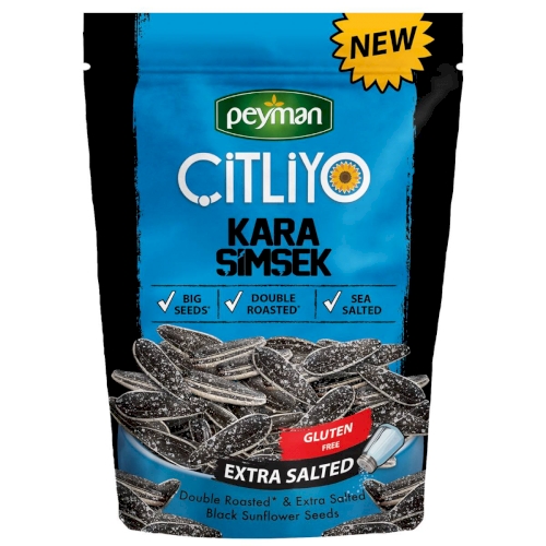 Peyman Citliyo Black Sunflower Seeds  Extra Salted 150g