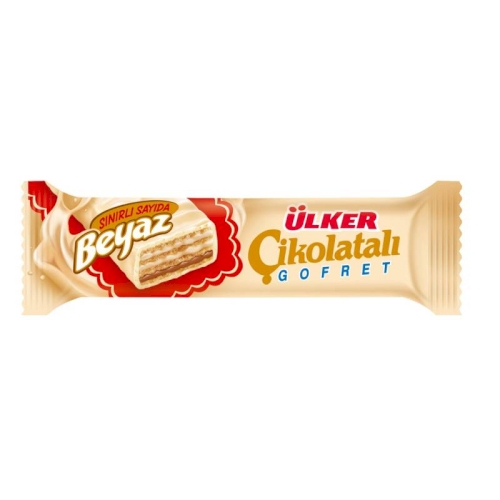 Ulker White Chocolate Wafers( Gofret) 35g