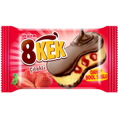 Ulker 8kek chocolate covered Strawberry Cake 55g